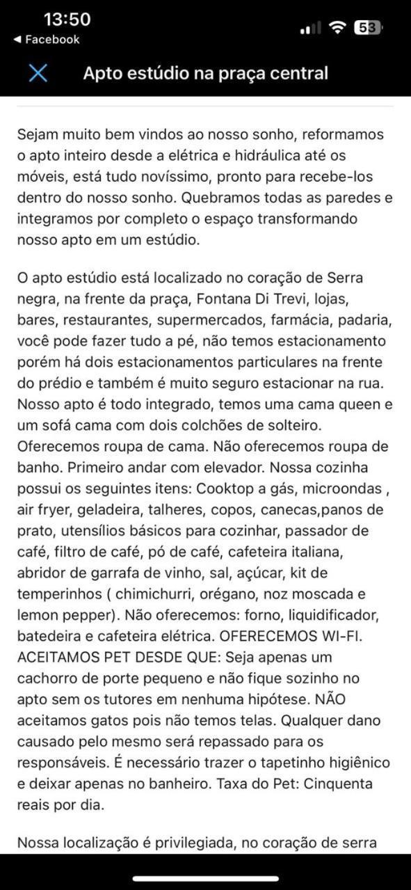 Apartment Apto Estudio Na Praca *